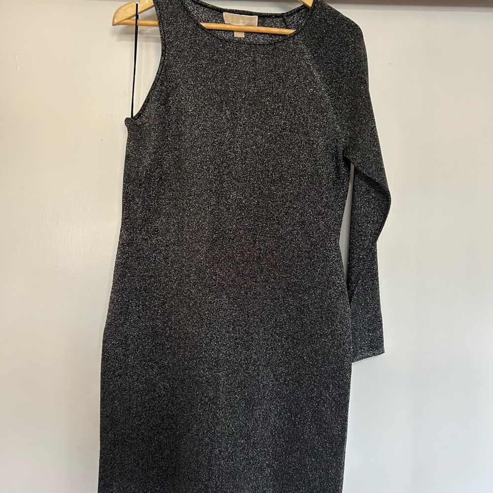 Pre-owned  Woman’s Michael Kors  Metallic One Sleeve Dress